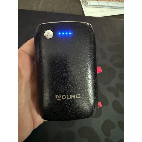 Aduro Power Bank Portable 6000 mAH PW-6K01PB-BT Power Up 2 USB Ports - Picture 2 of 4